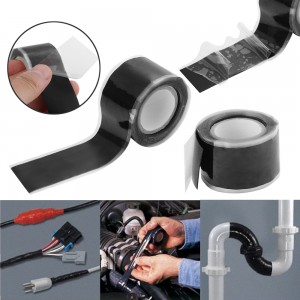 Vandtæt selvklæbende silikone Ruber Reparation tape til vandrør og kabel Seal flex tape.