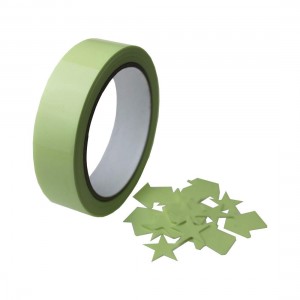 PET PVC Blue Photoluminescent Film Tape Glow in Dark for Emergency Exit Signage