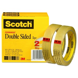 3M Removable Tape repositionable 665, 666, 9415PC, 9416, 9425, 9425, 9449S ada Residu