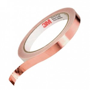Tape 3M1181 Copper Foil dengan Konduktif Perekat untuk EMI Shielding