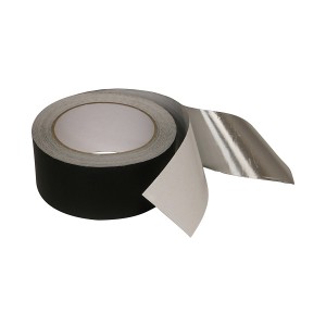 Tape Matte Black Aluminium Foil dengan Acrylic perekat untuk Heat dan Penyerapan Cahaya