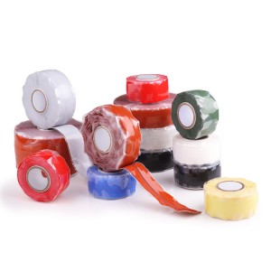 ກັນນ້ໍາ Tape ການສ້ອມແປງດ້ວຍຕົນເອງກາວຊິລິໂຄນ ruber ສໍາລັບທໍ່ນ້ໍາແລະສາຍ Seal tape flex.