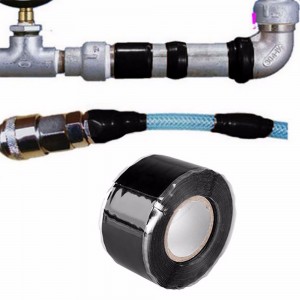 Waterdig Self Adhesive Silicone Ruber Repair Tape vir Water Pipe en kabel Seal flex band.